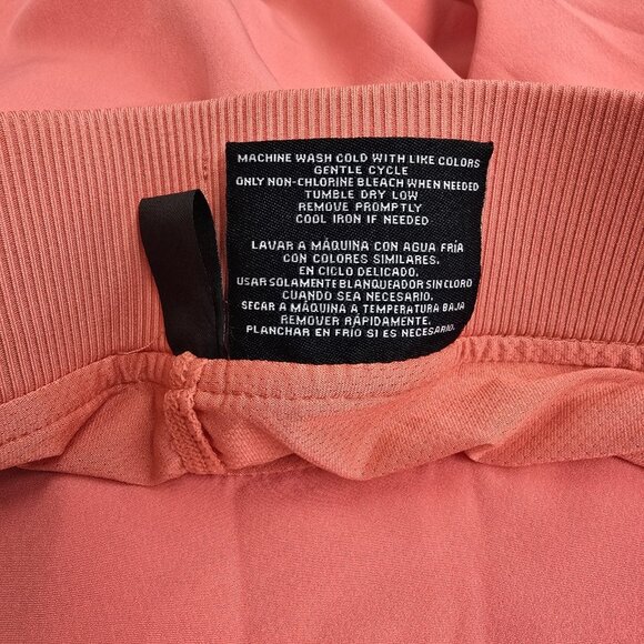 32 Degrees Cool Skort Elastic Stretch Waist Comfort Pockets Shorts Coral Large - Picture 4 of 7